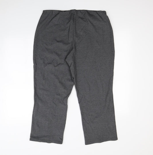 Preworn Womens Grey   Dress Pants Trousers Size 16 L24 in