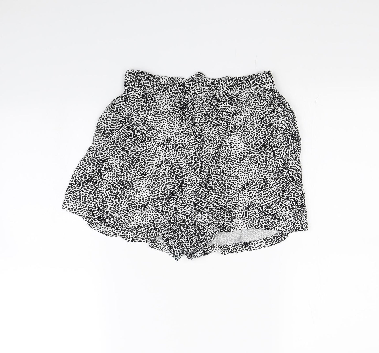 Primark Womens White Spotted  Bermuda Shorts Size 8