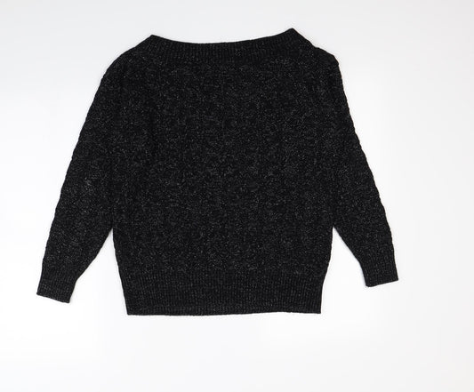 NEXT Womens Black   Pullover Jumper Size M