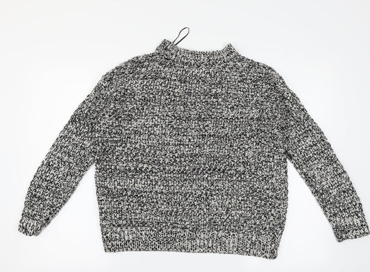 H&M Womens Black   Pullover Jumper Size S