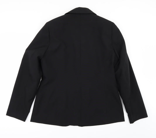 Preworn Womens Black   Jacket  Size 14  - `