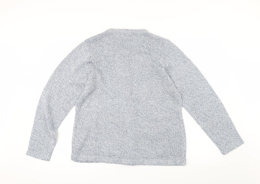 EWM Womens Blue   Cape Jumper Size M