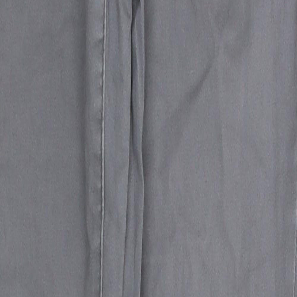 Preworn Womens Grey   Skinny Jeans Size 10 L31 in