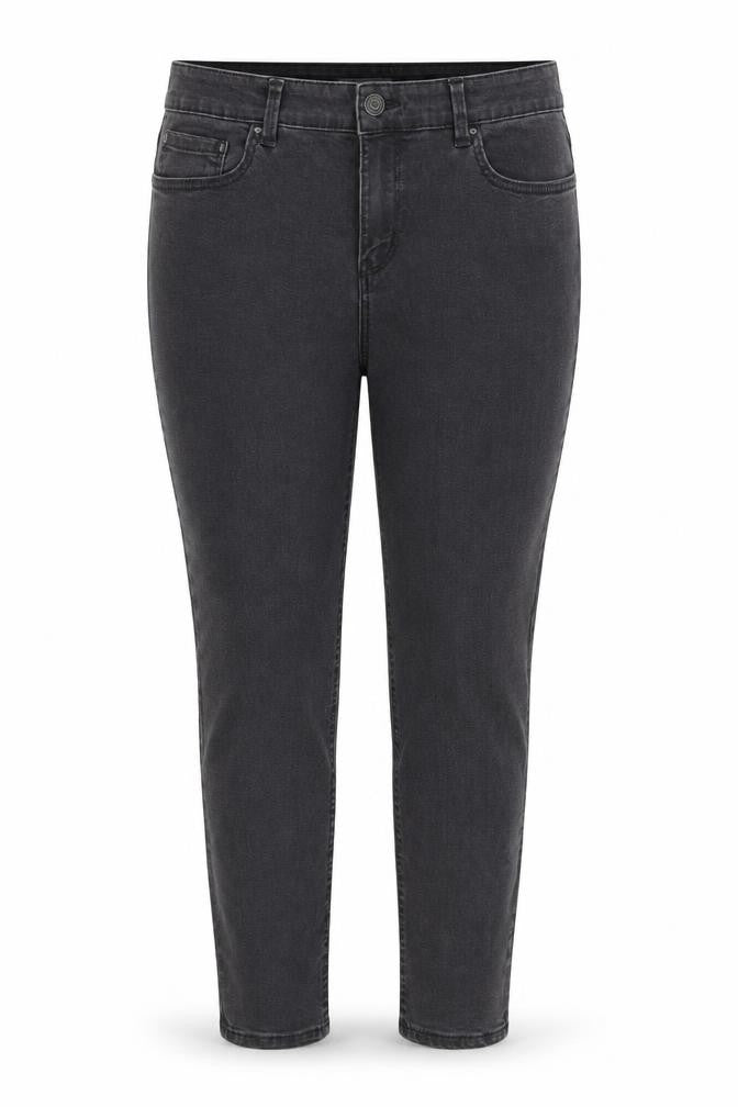 Front view of Red Herring women’s grey skinny jeans, size UK 16, 28-inch leg