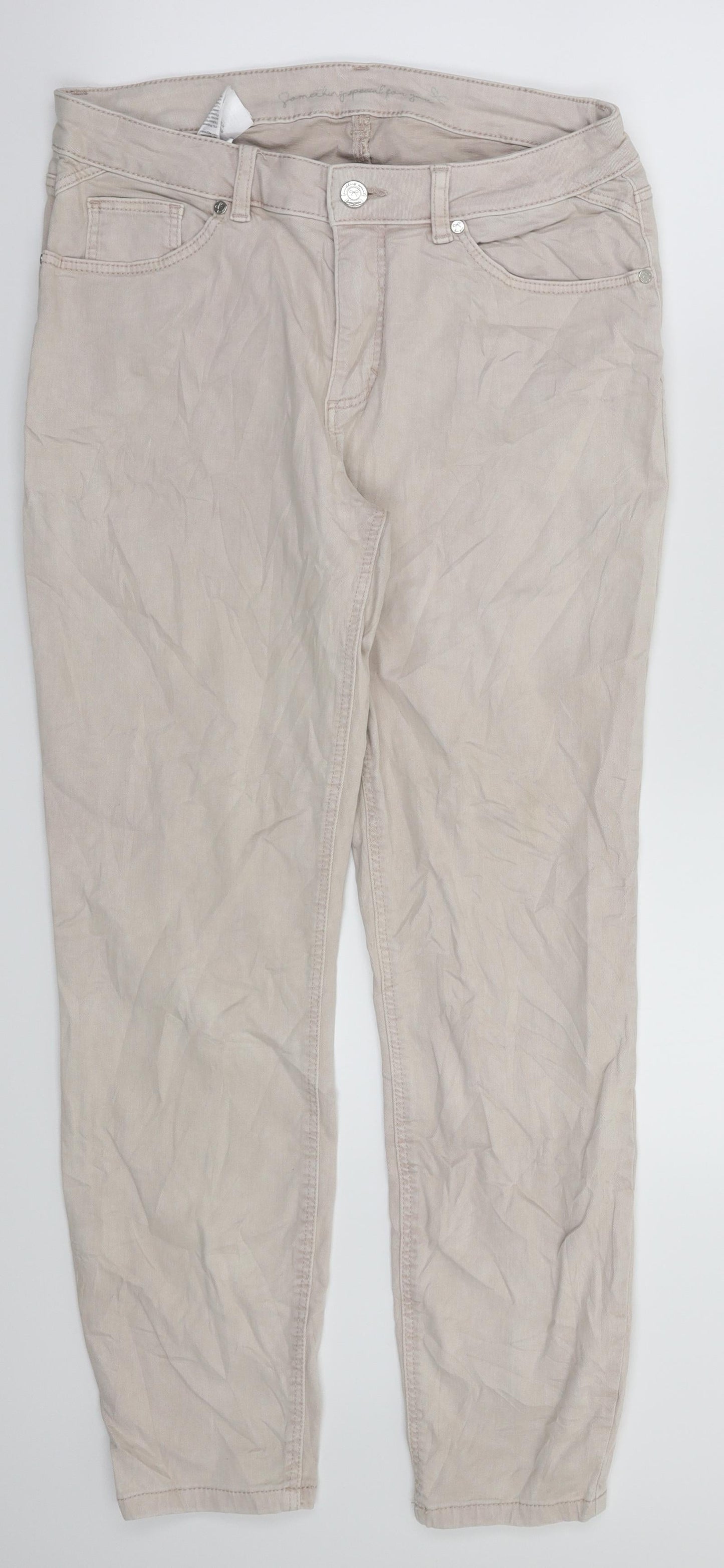 Bonita Womens Pink   Straight Jeans Size 12 L28 in