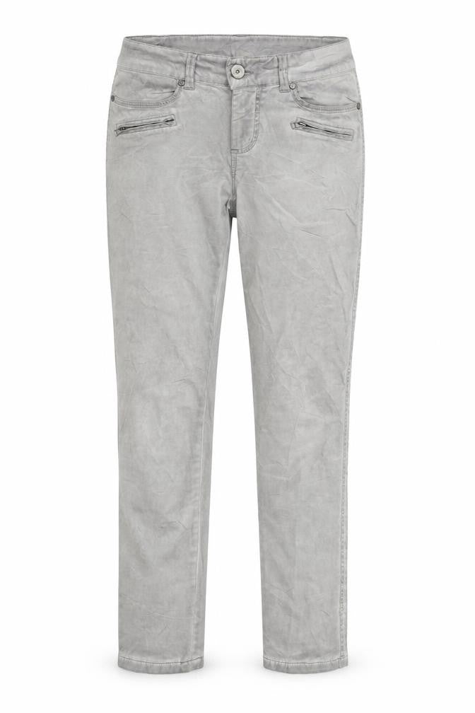 Front view of street one women’s grey skinny jeans, size UK 28, in, 30-inch leg