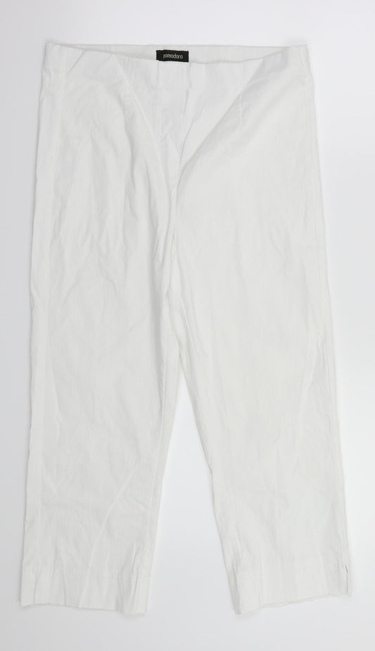 pomondora Womens White   Trousers  Size 30 L21 in
