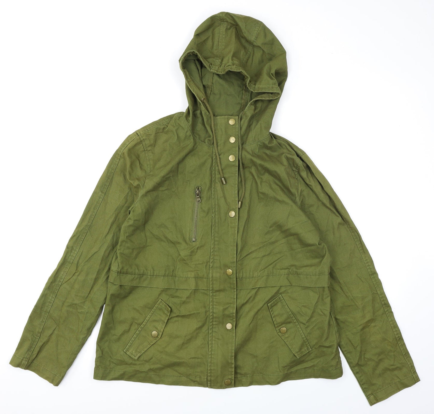 FOREVER 21 Womens Green   Jacket Coat Size L