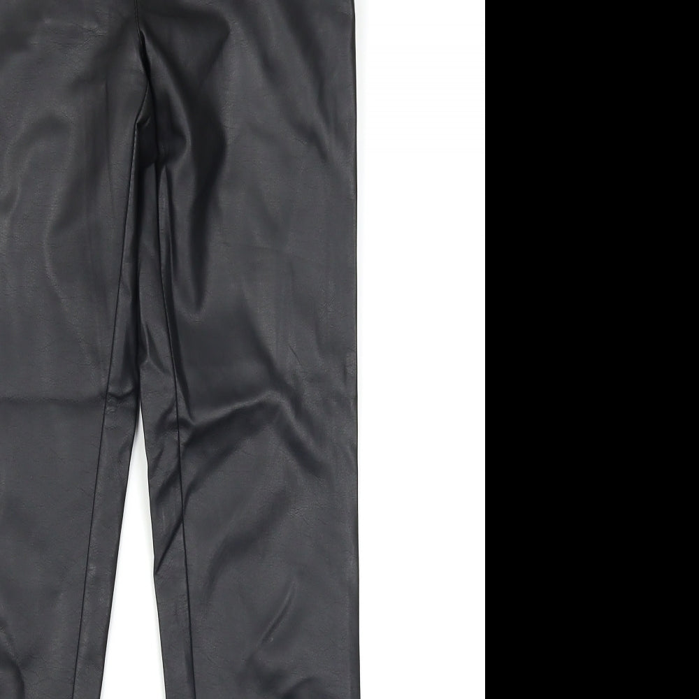 NEXT Womens Black   Trousers  Size 10 L27 in