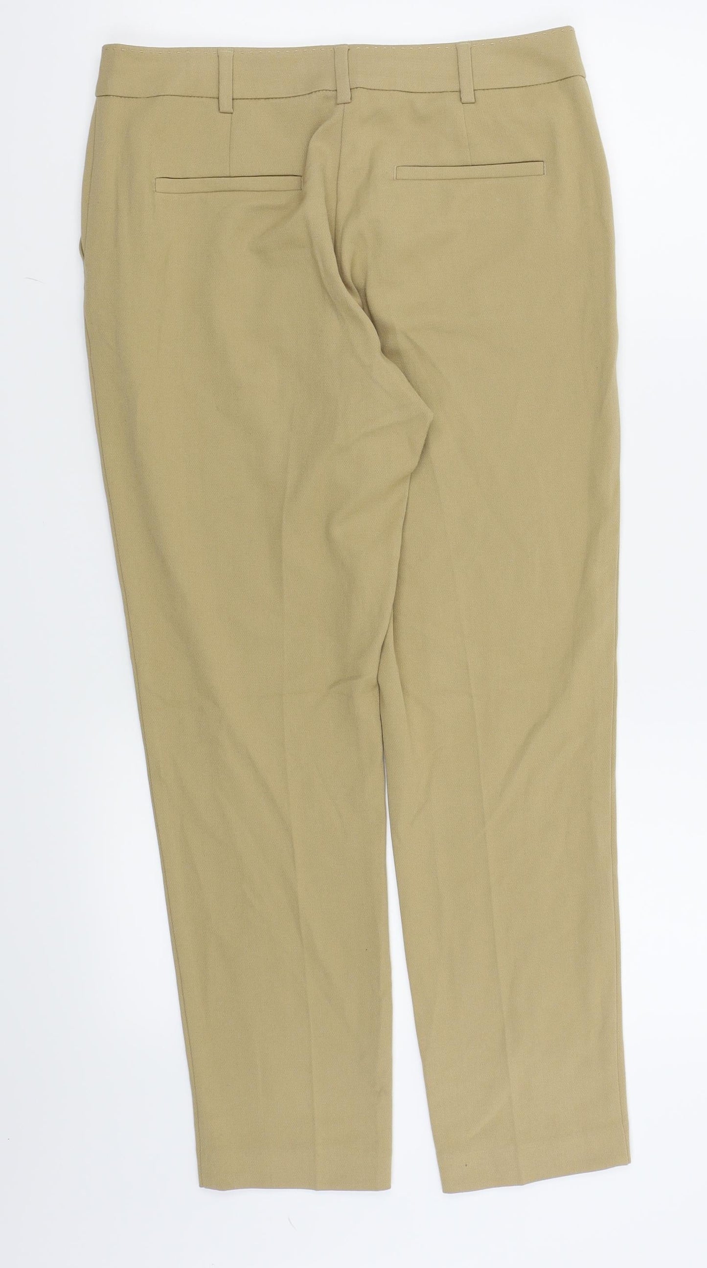 M&S Womens Beige   Trousers  Size 10 L25 in