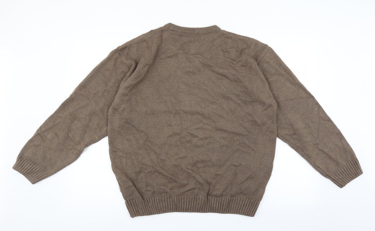 Nene Valley Mens Brown   Pullover Jumper Size L