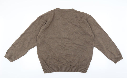 Nene Valley Mens Brown   Pullover Jumper Size L