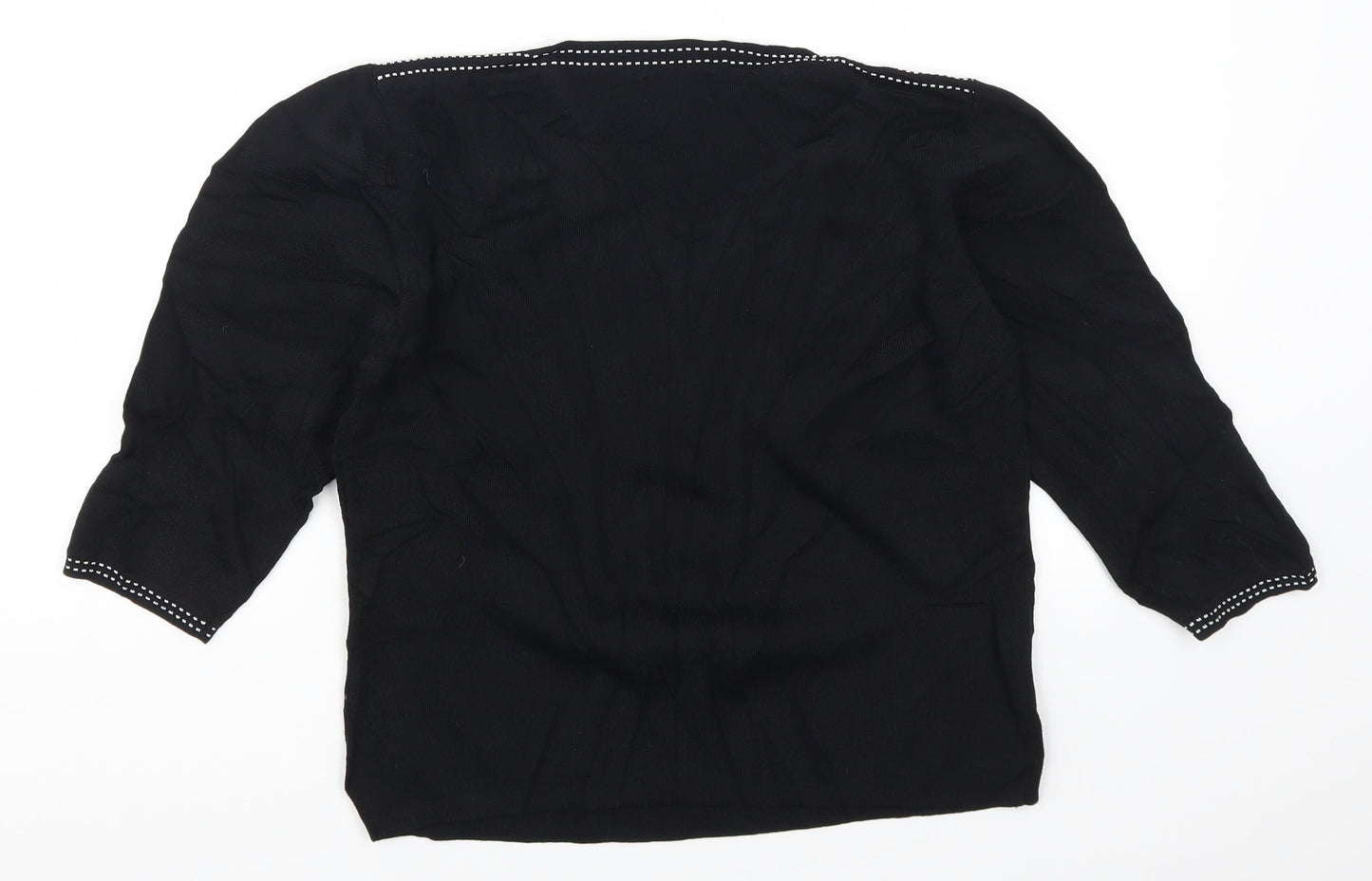 Bonmarché Womens Black   Pullover Jumper Size M