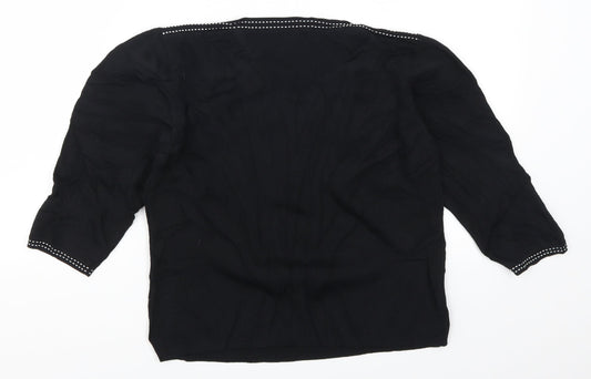 Bonmarché Womens Black   Pullover Jumper Size M