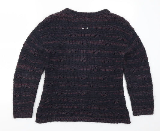Marks and Spencer Womens Blue   Pullover Jumper Size 10  - Purple