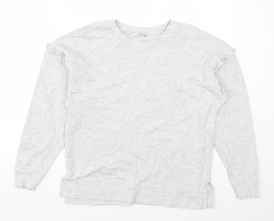 George Womens Grey   Pullover Sweatshirt Size 8