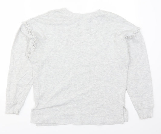 George Womens Grey   Pullover Sweatshirt Size 8