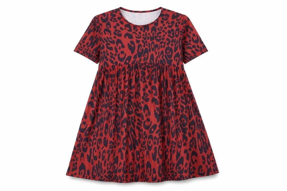ASOS Womens Red Geometric  A-Line  Size 10