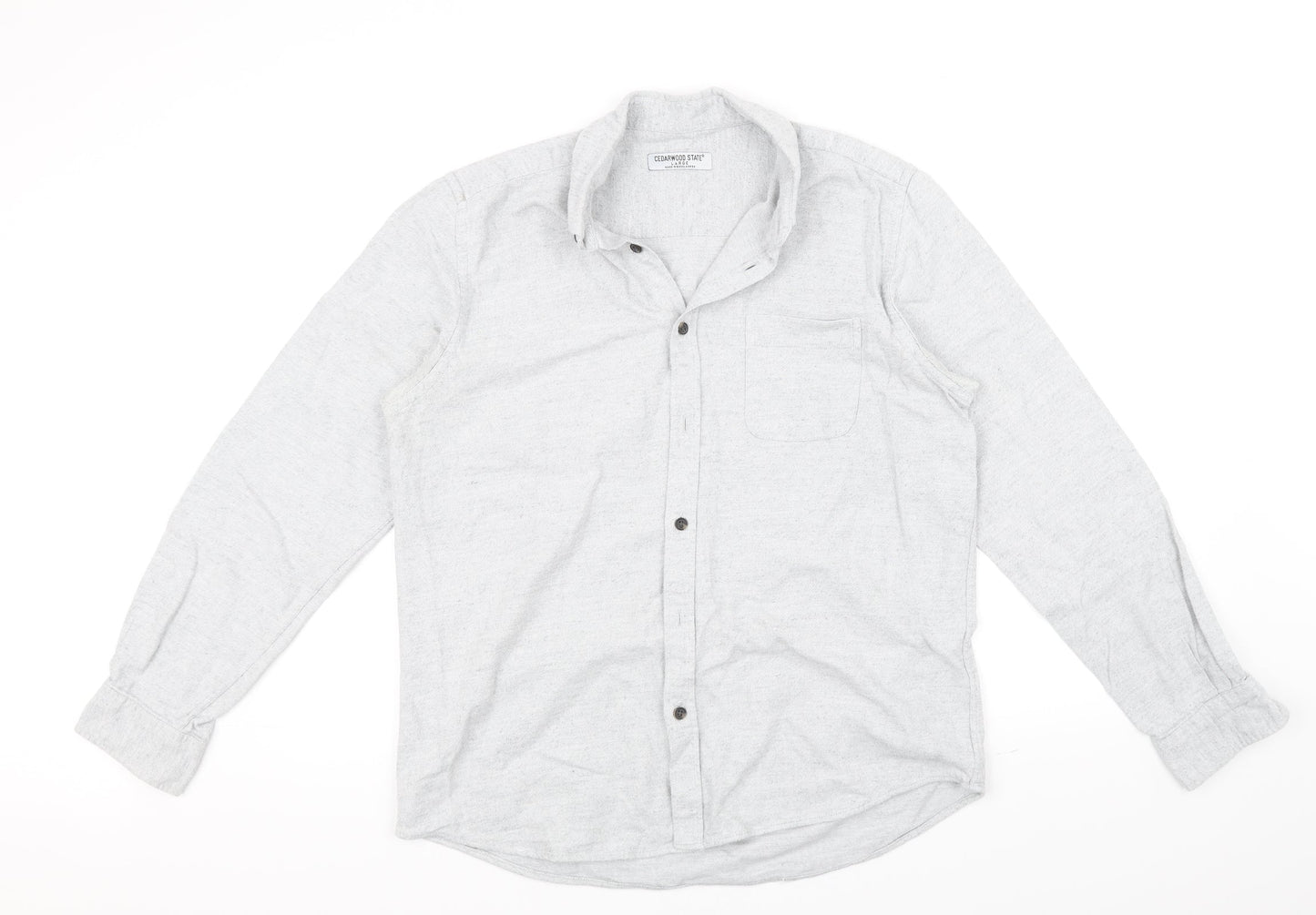 cedarwood state Mens Grey    Button-Up Size L
