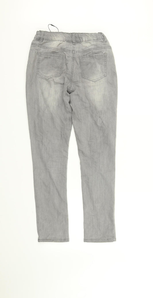 deniem & co Girls Grey   Straight Jeans Size 11-12 Years