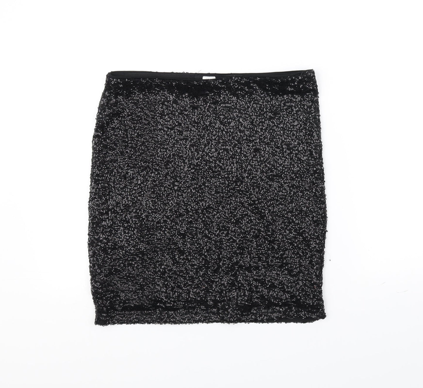 Divided Womens Black   A-Line Skirt Size 8