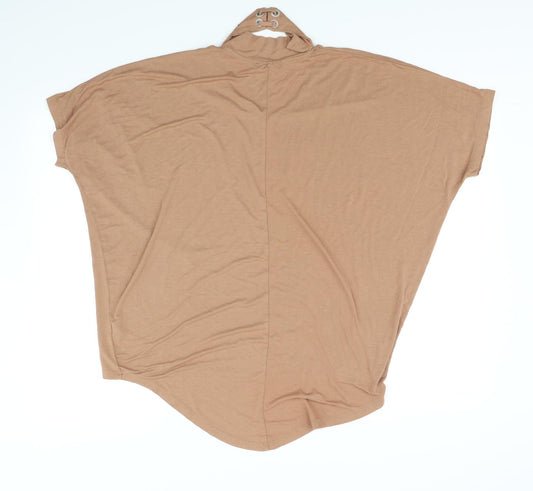 Select Womens Beige   Basic Blouse Size 12