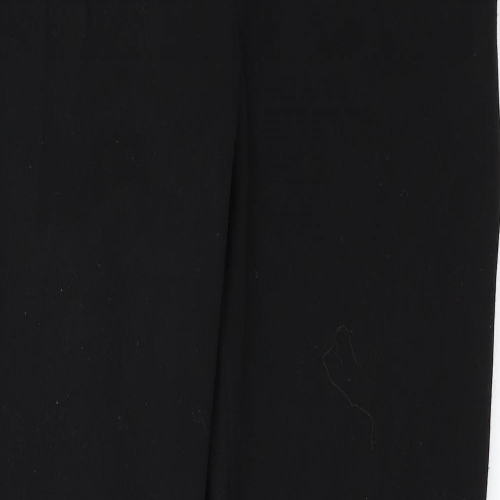 H&M  Womens Black   Trousers  Size 8 L25 in