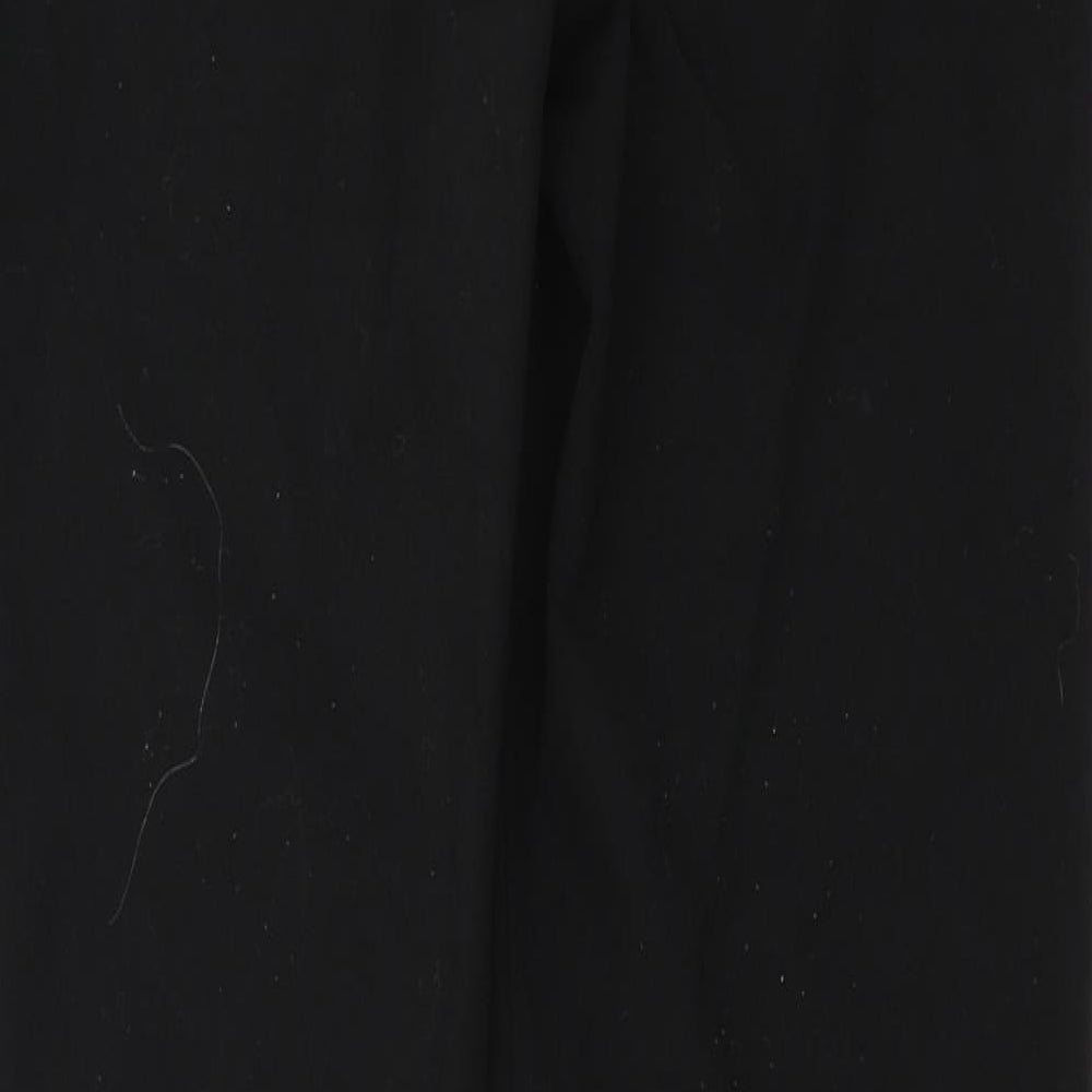H&M  Womens Black   Trousers  Size 8 L25 in