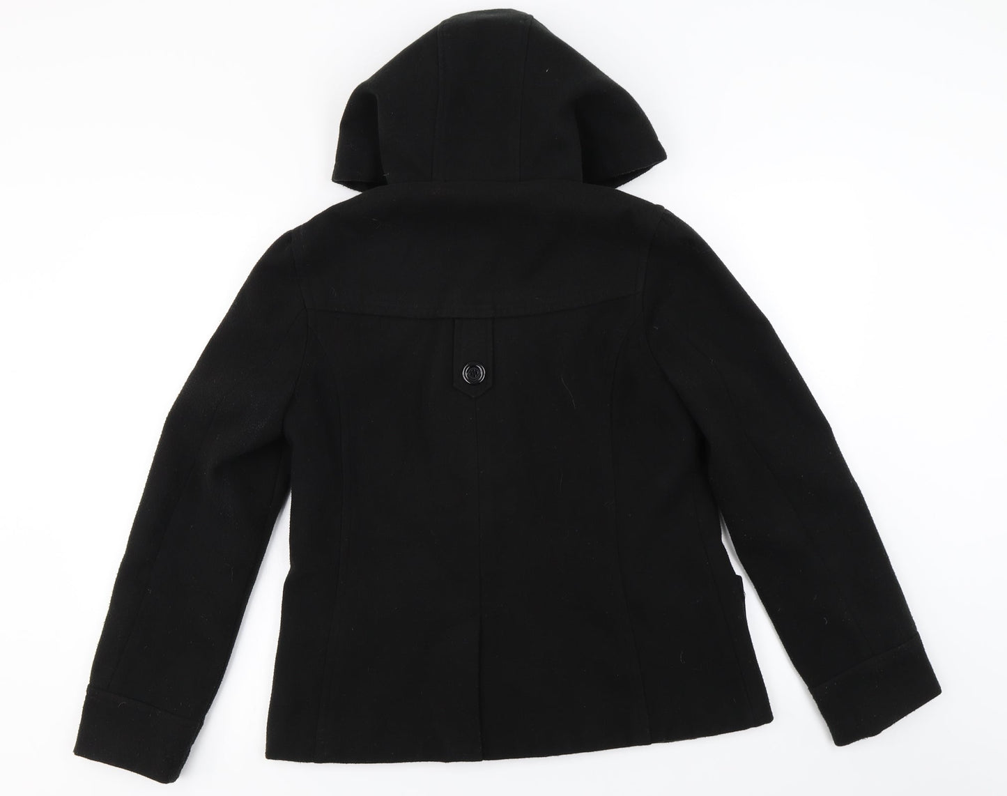 Internationale  Womens Black   Jacket Coat Size 10