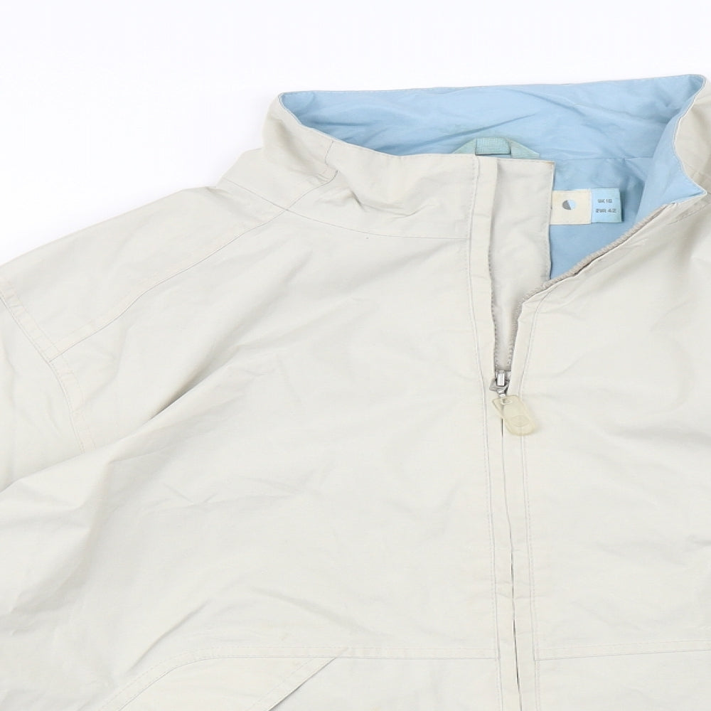 regatt1  Womens Beige   Jacket Coat Size 16