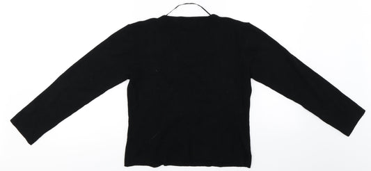 Klass  Womens Black   Pullover Jumper Size M