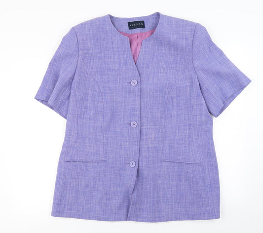 Alexon  Womens Purple   Jacket Blazer Size 18