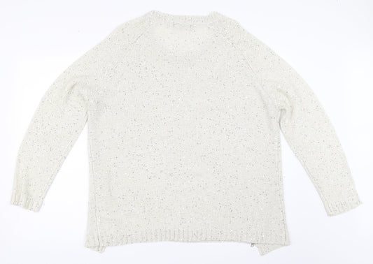 CMD Womens Ivory   Pullover Jumper Size 18
