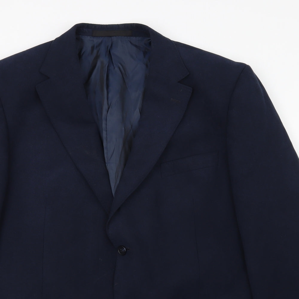 Marks and Spencer Mens Blue   Jacket Suit Jacket Size 42