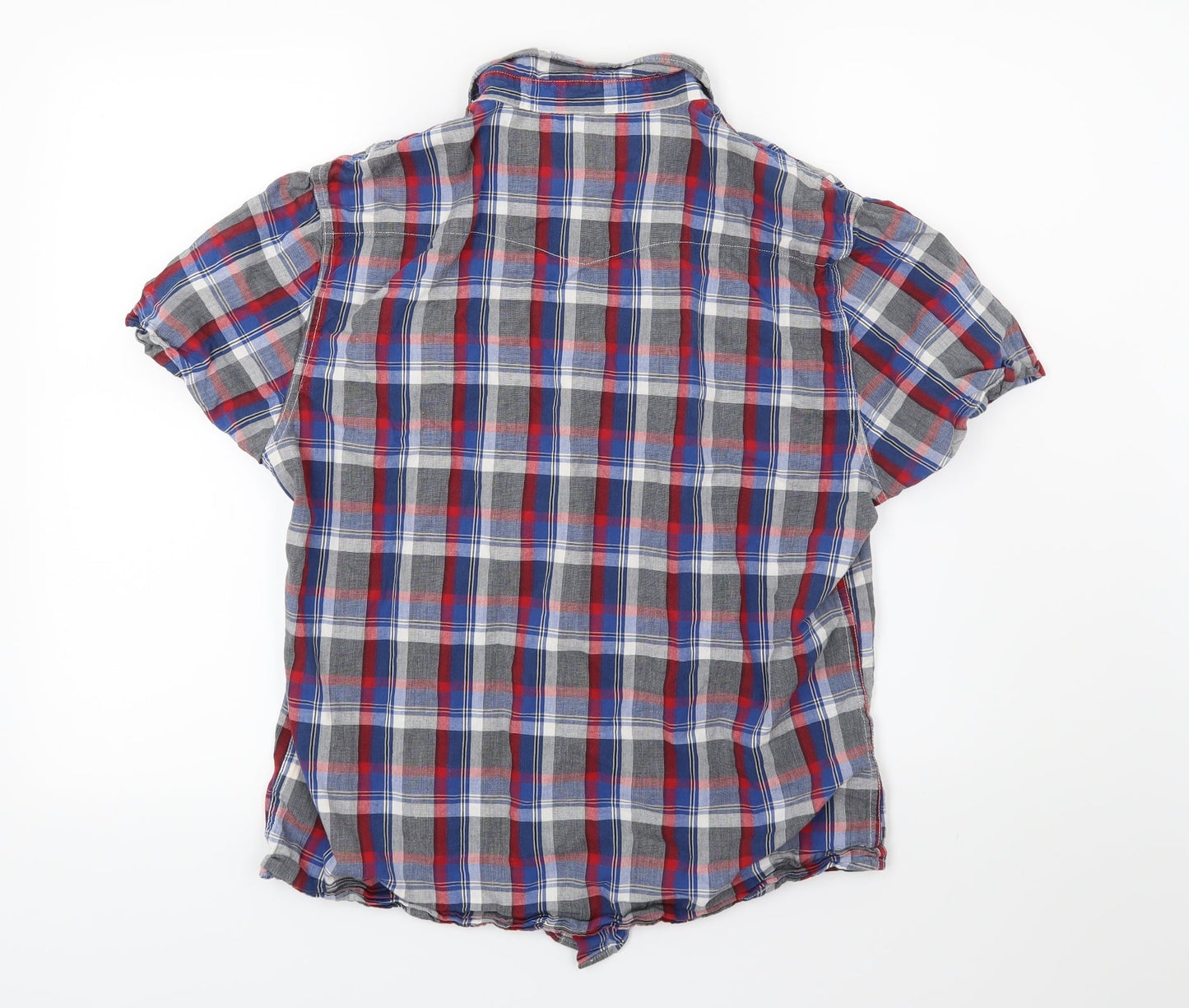 Lee Mens Multicoloured Striped Woven  Button-Up Size L