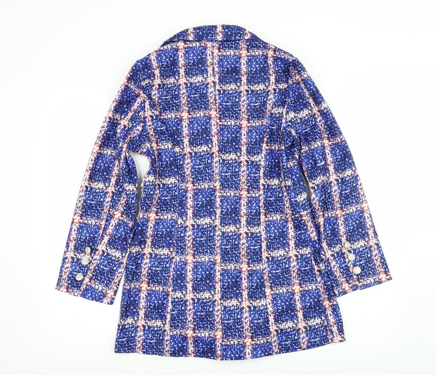 Prewworn Womens Blue Check  Jacket  Size M