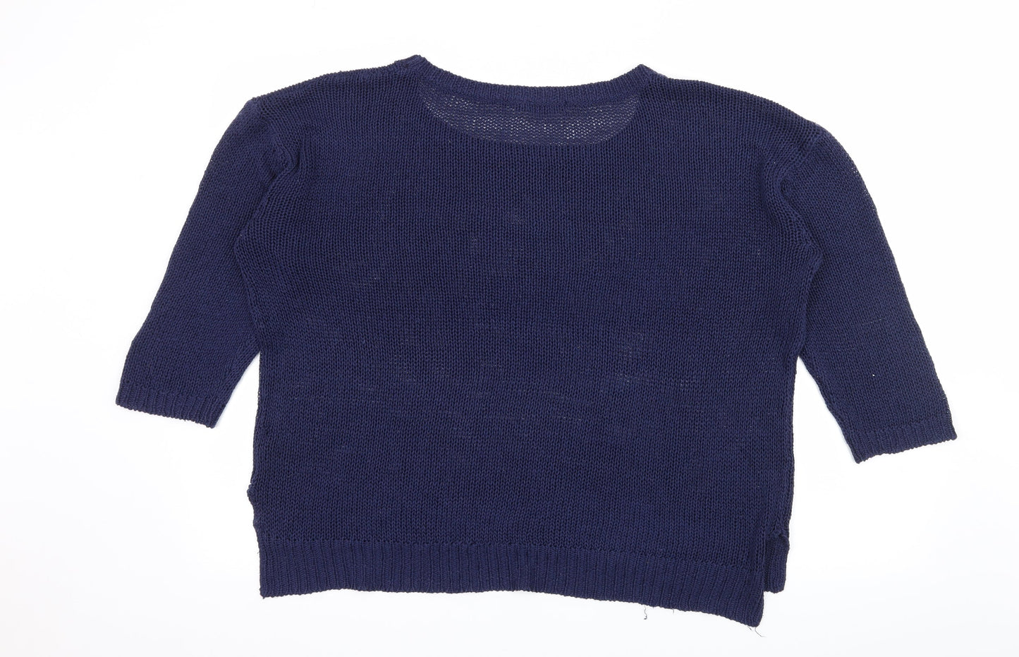 Pep & co Womens Blue  Knit Pullover Jumper Size 18