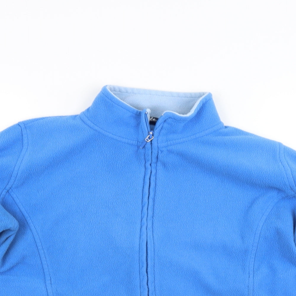 Isle Womens Blue  Fleece Jacket Coat Size M