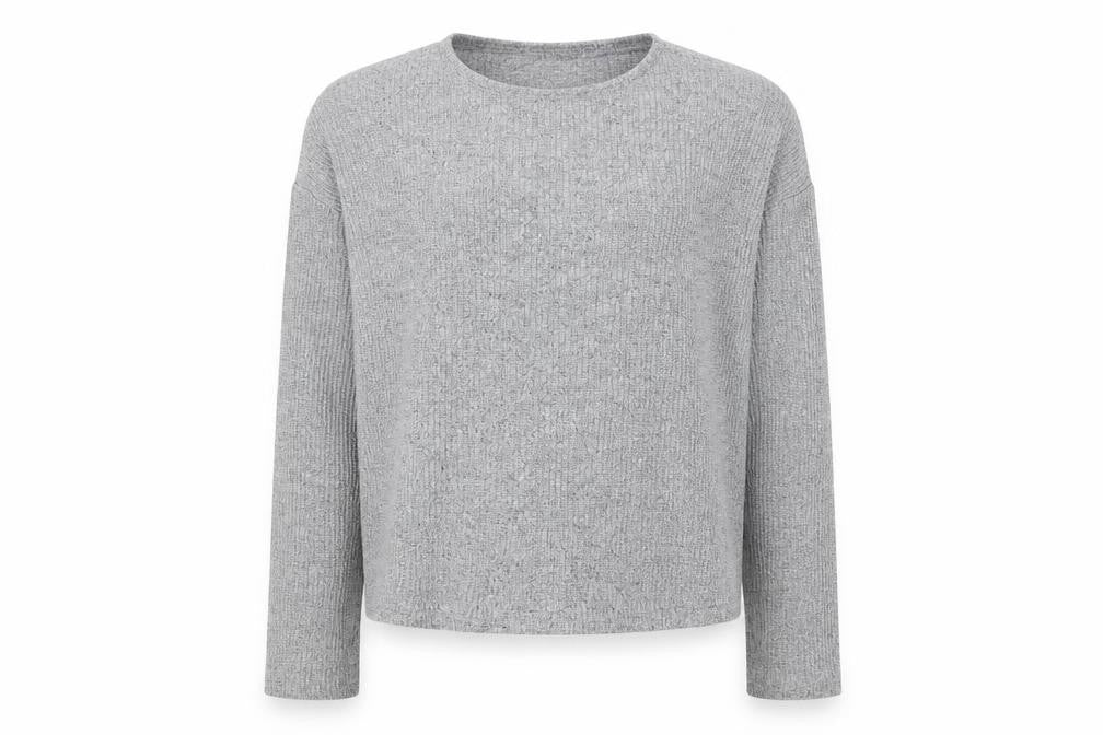 Front view of New Look girls’ grey jumper, size 14-15, years