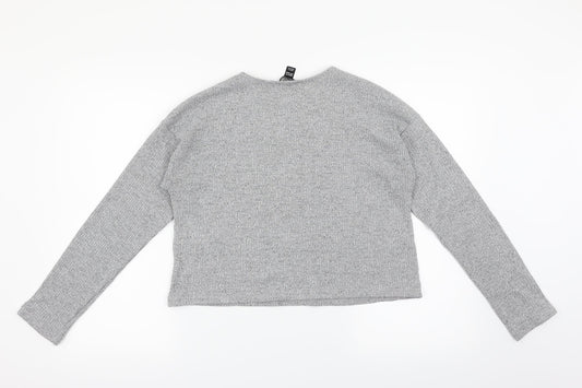 New Look Girls Grey   Pullover Jumper Size 14-15 Years