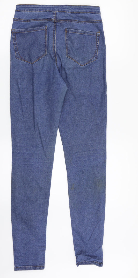 Denim. Co Womens Blue  Denim Skinny Jeans Size 10 L30 in