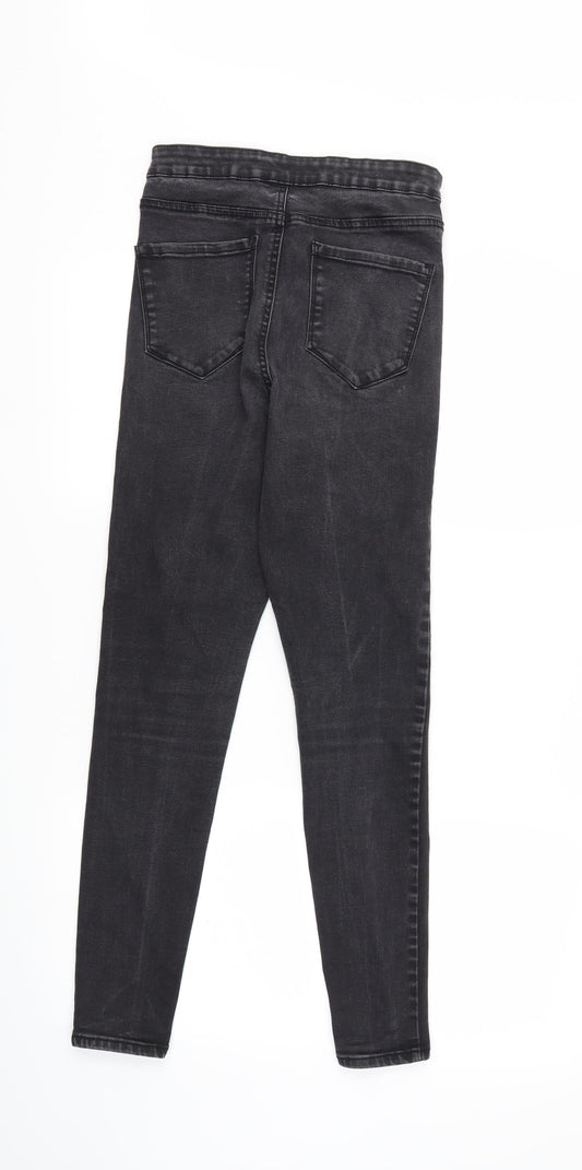Denim & Co. Womens Black  Denim  Jeans Size 12 L27 in