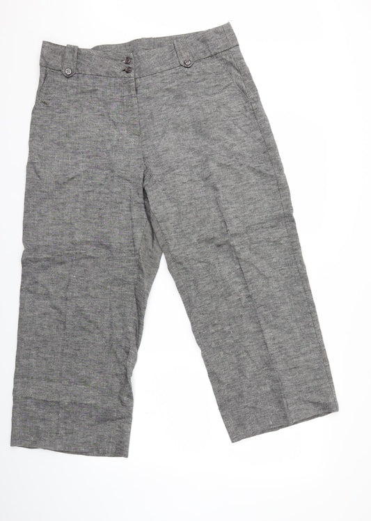 Preworn Womens Grey   Trousers  Size 34 in L25 in