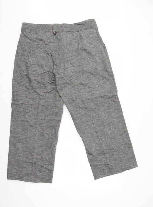 Preworn Womens Grey   Trousers  Size 34 in L25 in