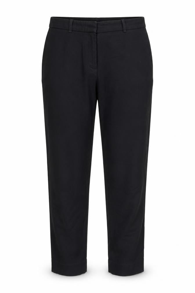 Front view of Gap women’s black trousers, size UK 34, in, 25-inch leg