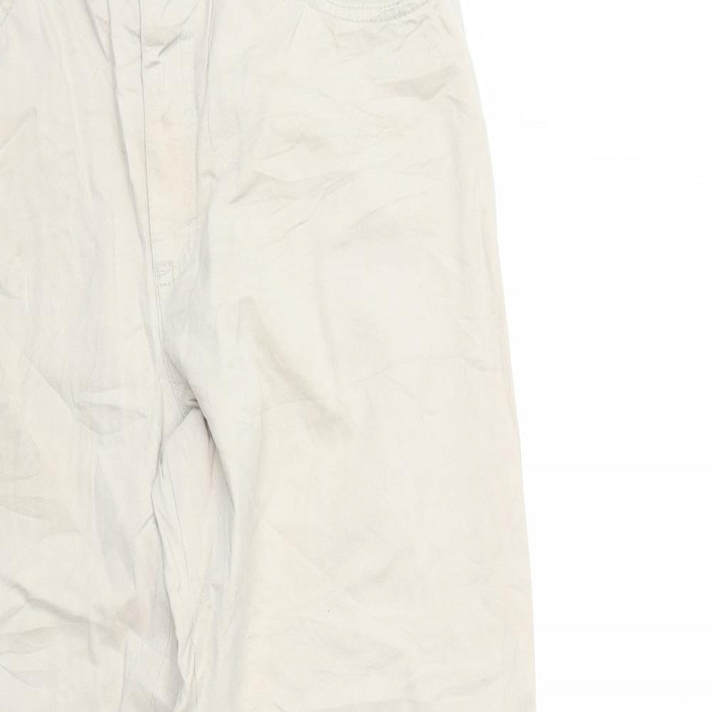 Preworn Womens Beige   Trousers  Size 14 L31 in