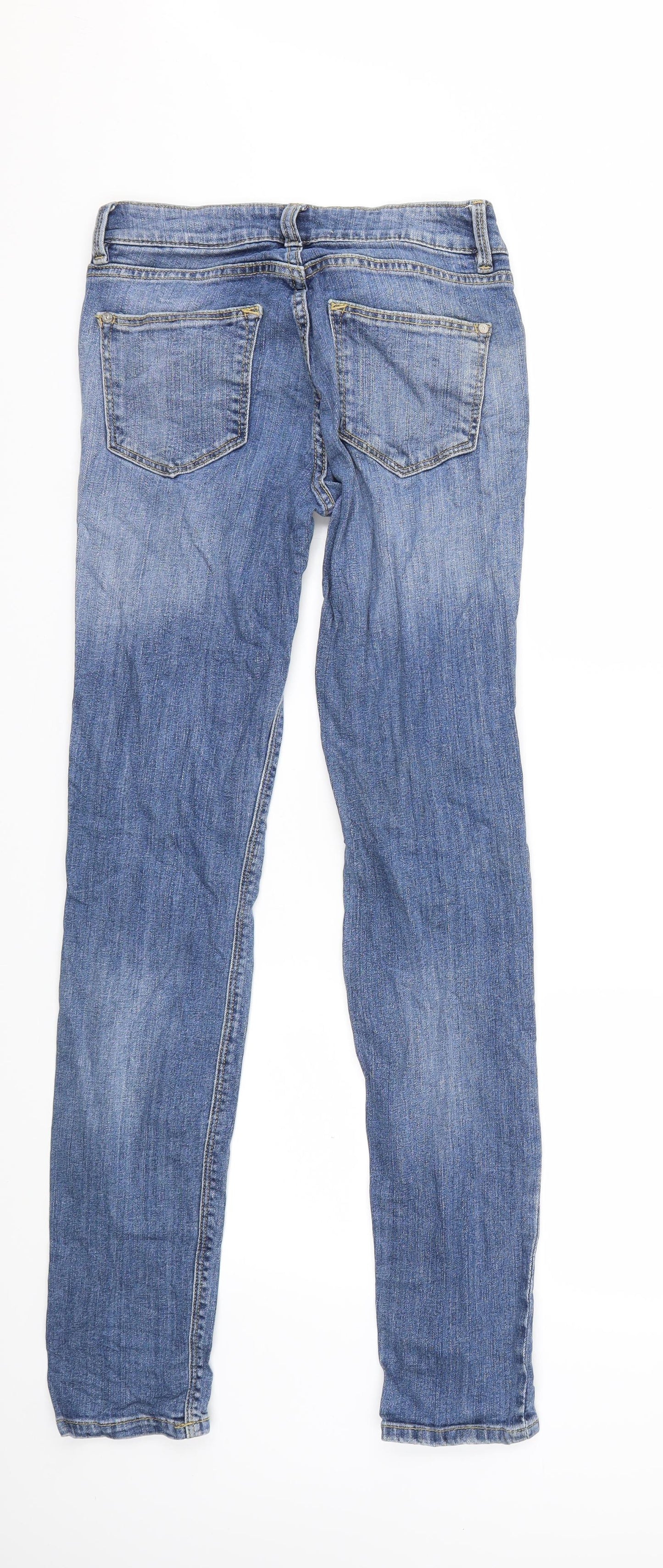 Preworn Womens Blue  Denim Skinny Jeans Size 36 in L32 in