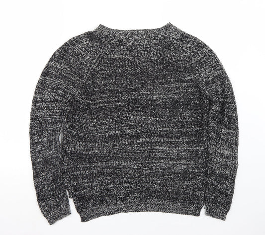 Papaya Womens Black   Pullover Jumper Size M