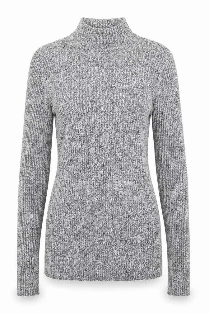 Front view of H&M women’s grey jumper, size L