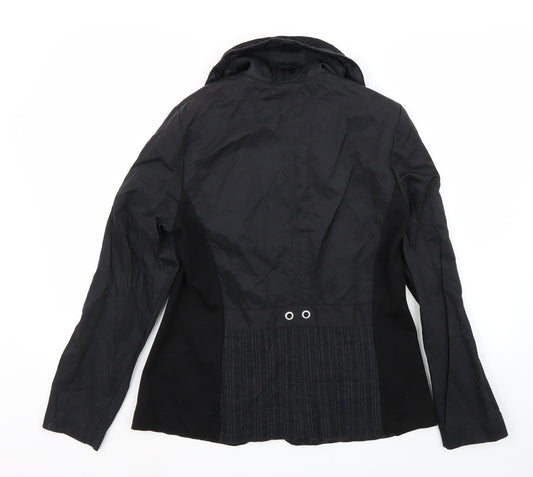 SE Womens Black   Jacket Coat Size 12